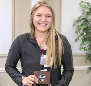 Tiffany Backman Employee of the Month March 2019