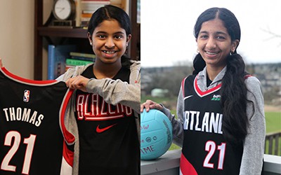 VCMS students Sarah and Sahana have won the opportunity to be “Game Growers” to inspire girls to get involved and stay involved in sports