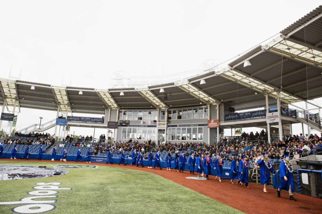 Catholic seniors were able to graduate together on June 13 at Ron Tonkin Field