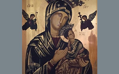 Byzantine icon known as Our Lady of Perpetual Help