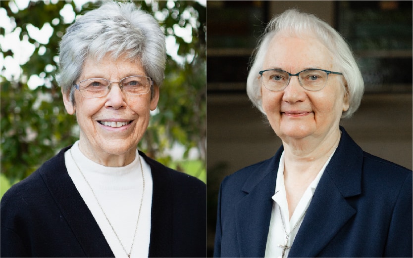 The 2021 Jubilarians of the Sisters of St. Mary of Oregon are: Sister Delores Adelman and Sister Rita Watkins