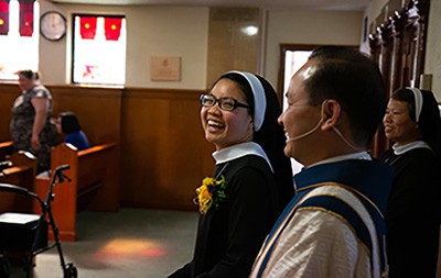 Sister Thanh Pham's upcoming renewal of her temporary vows