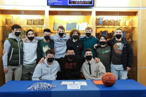 Ben Cheung committed to play basketball for the Oxy Tigers