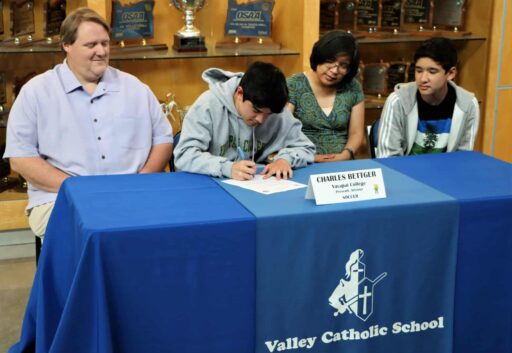 Charles Bettger made his college choice to play soccer at Yavapai College in Prescott, AZ