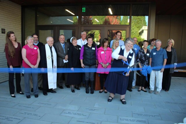 Science building ribbon cutting