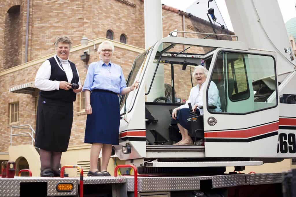 Sister Rita Watkins In The Driver S Seat Building For The Future