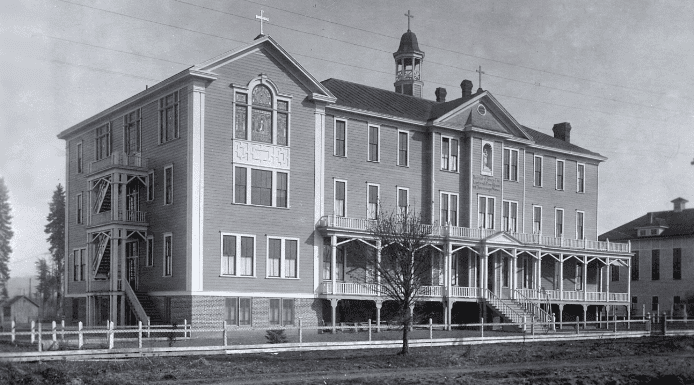Archbishop Gross approved the construction of St. Mary’s Orphanage in Beaverton