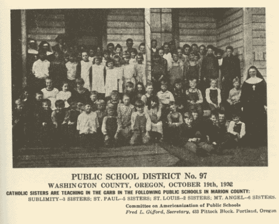 The “Garb Law” banned Sisters, who wore habits, from teaching in public schools