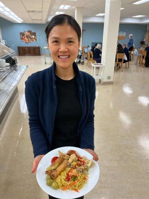 Lunar New Year. Decorations, traditional clothing, and food which was prepared by our Sisters
