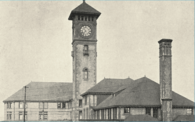Settlers from Minnesota – including the first women who would become Sisters – arrived at Union Station in Portland then traveled to Jordan, OR