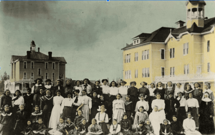 St. Mary’s Academy opened as a resident school for boys and girls