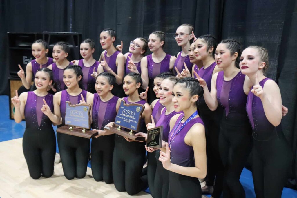 Charisma wins two state titles at the Oregon School Activities Association (OSAA) Dance/Drill State Championships