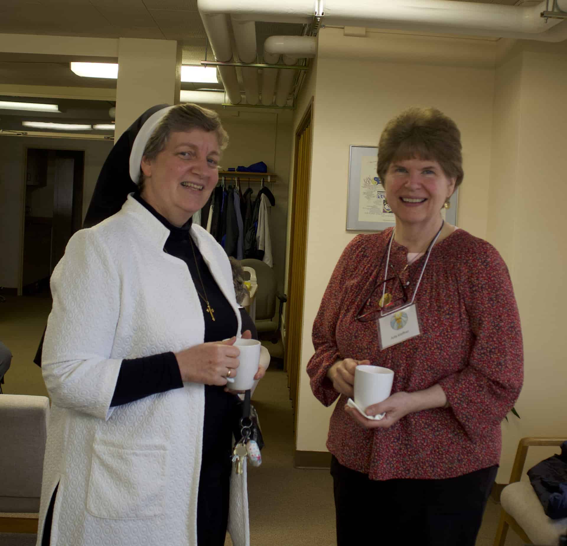 SSMO Ministries President Sr. Adele Marie Altenhofen with SSMO Associate Julie Kleffner