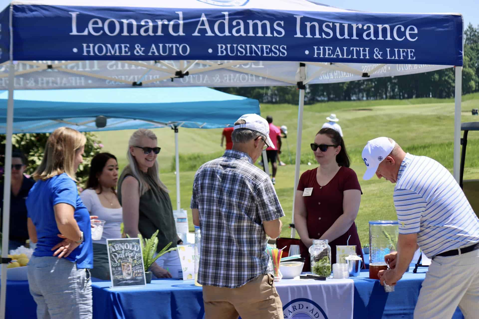Leonard Adams Insurance, golf sponsor