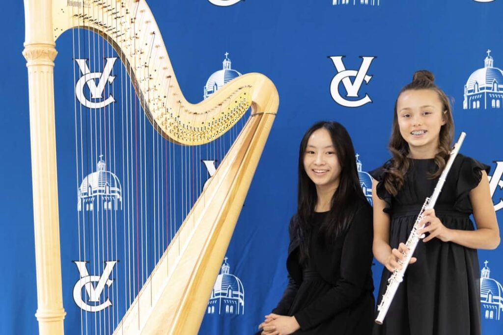 harpist flutist students