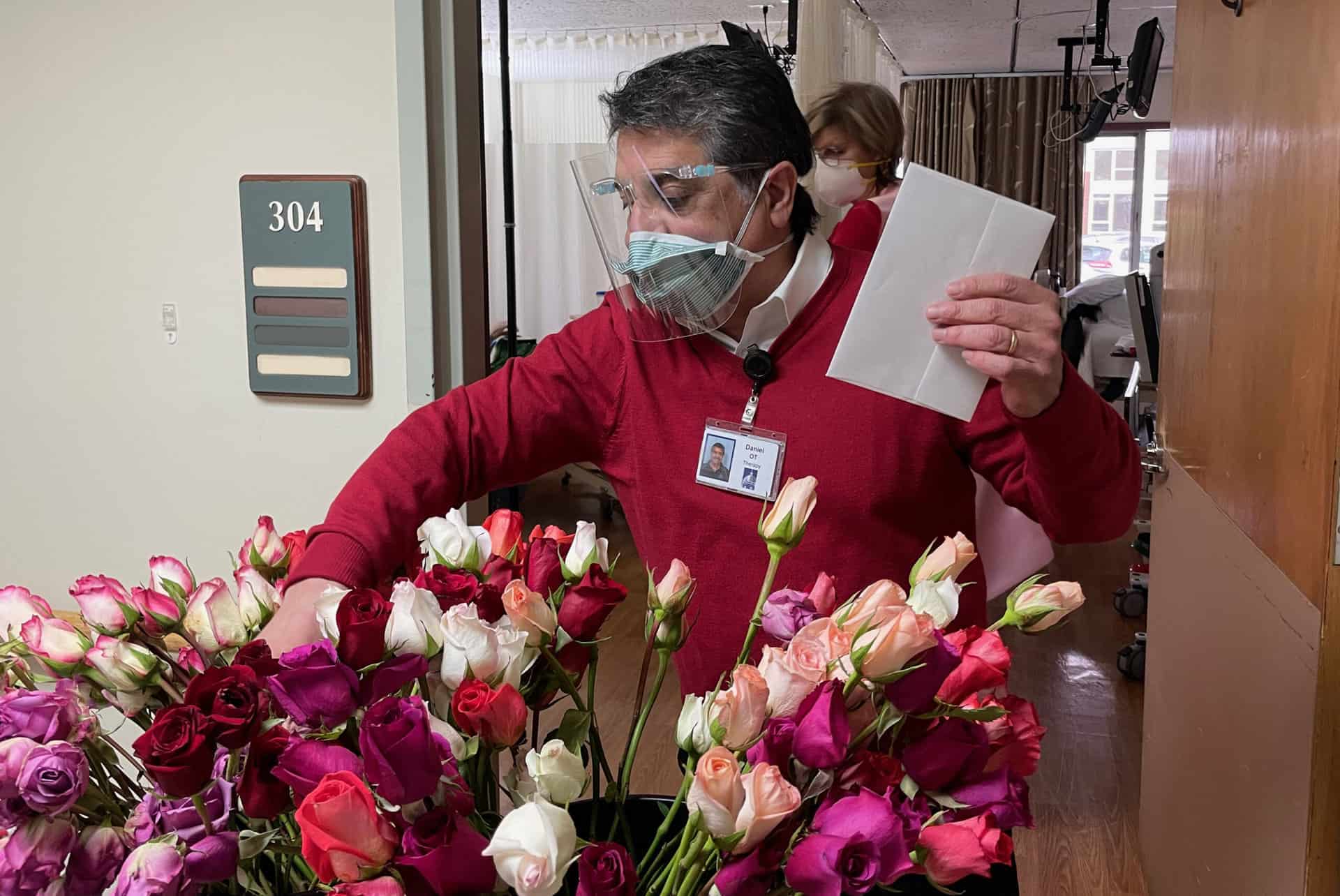 Maryville nurses and caregivers cultivate kindness with rose deliveries
