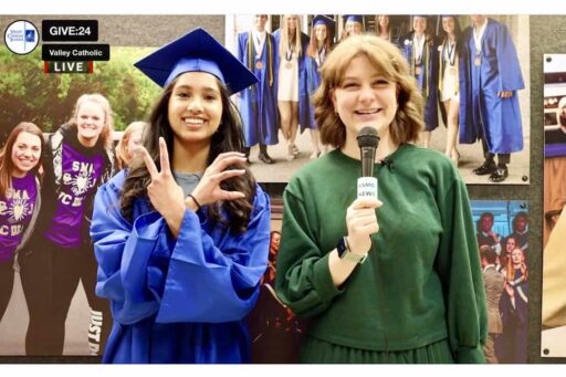 Graduate and student reporting for S S M O news Give:24