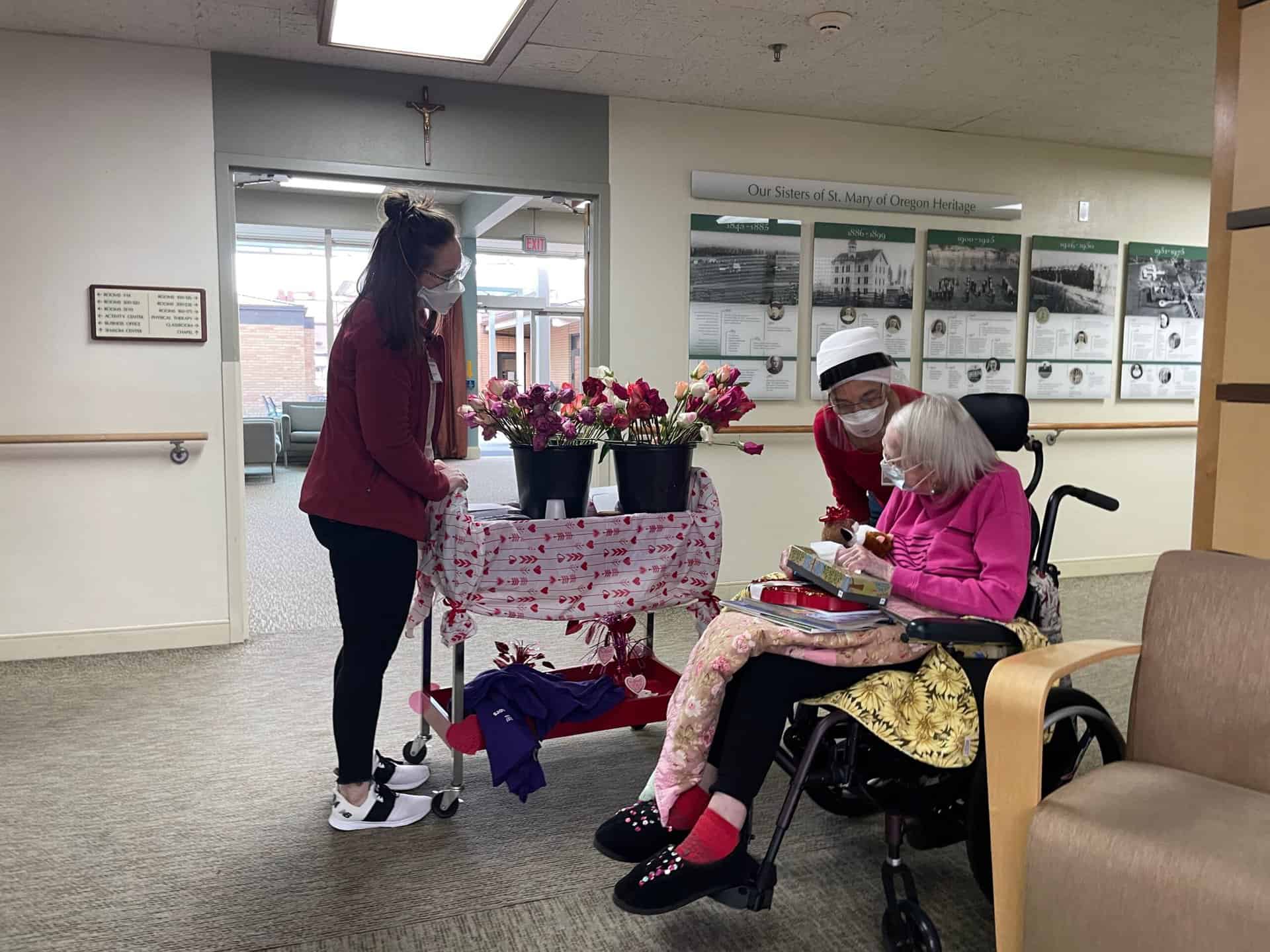 Valentine roses for Maryville