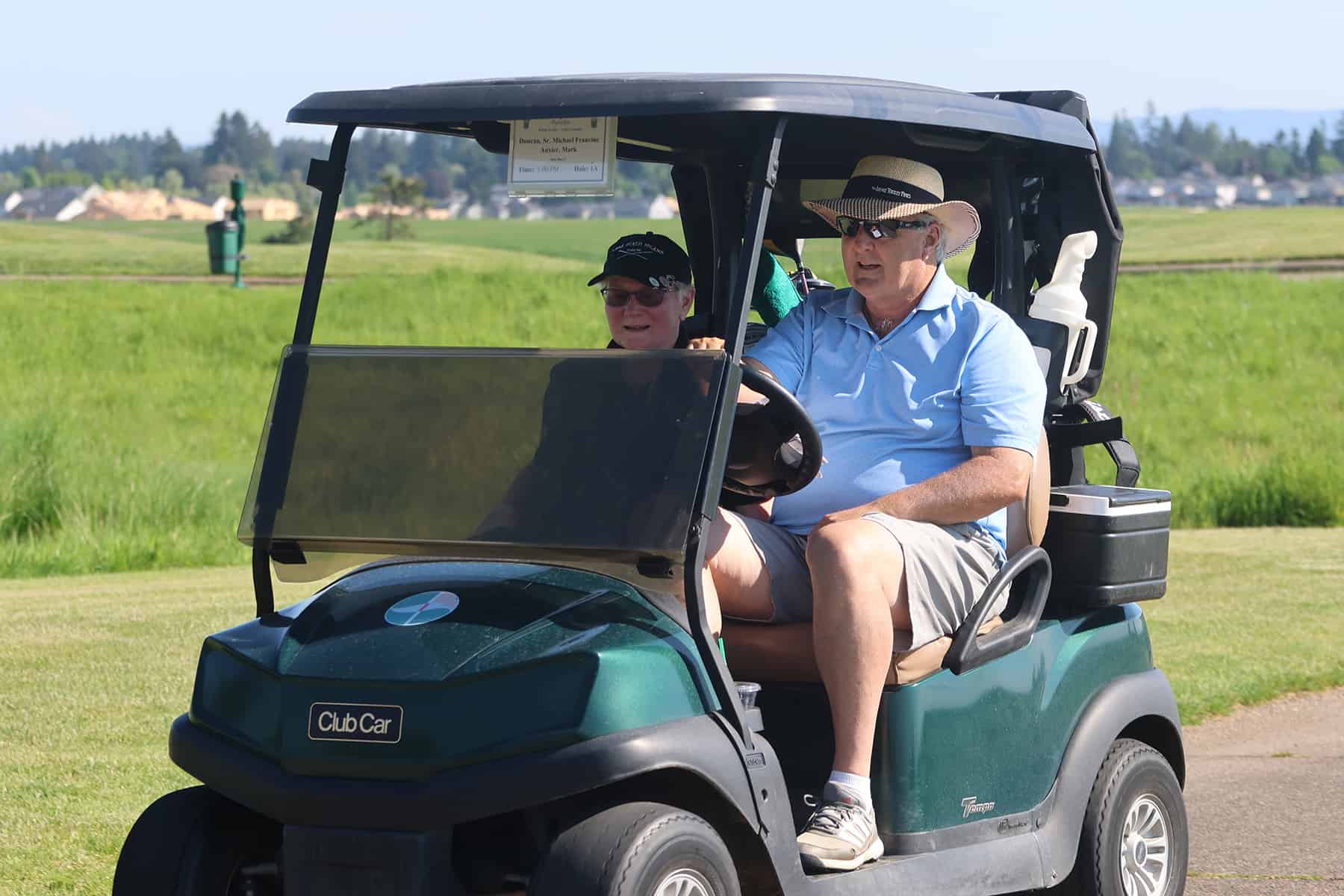 Driving cart for Whole-in-one Golf Tournament