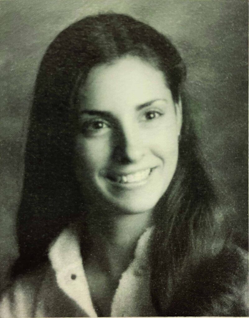 Julie Oxarango - model for Mary statue