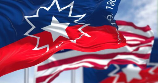 Juneteenth and American Flag