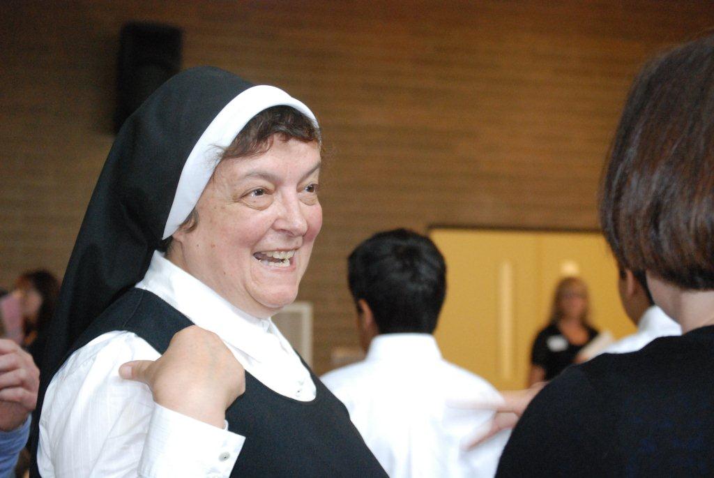 Sr. Juliana all smiles