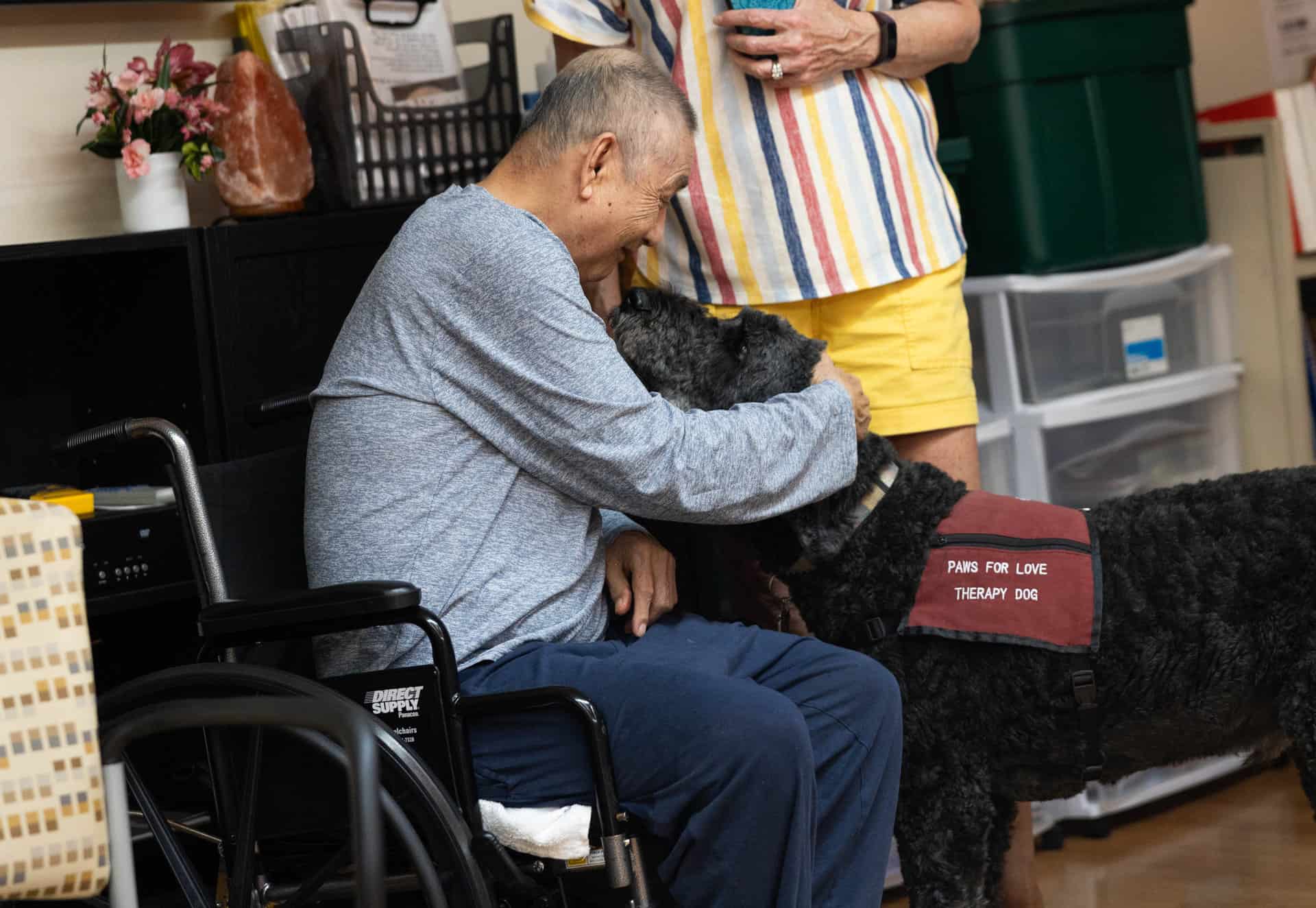 Finn the Therapy Dog visits Maryville