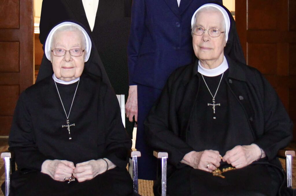 Sister Agnes Marie Vandecoevering and Sister Anne Vandecoevering are an inseparable duo who are celebrating their 70th Jubilee