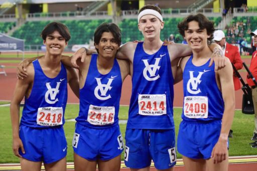 Boys track at O S A A Track and Field Championships