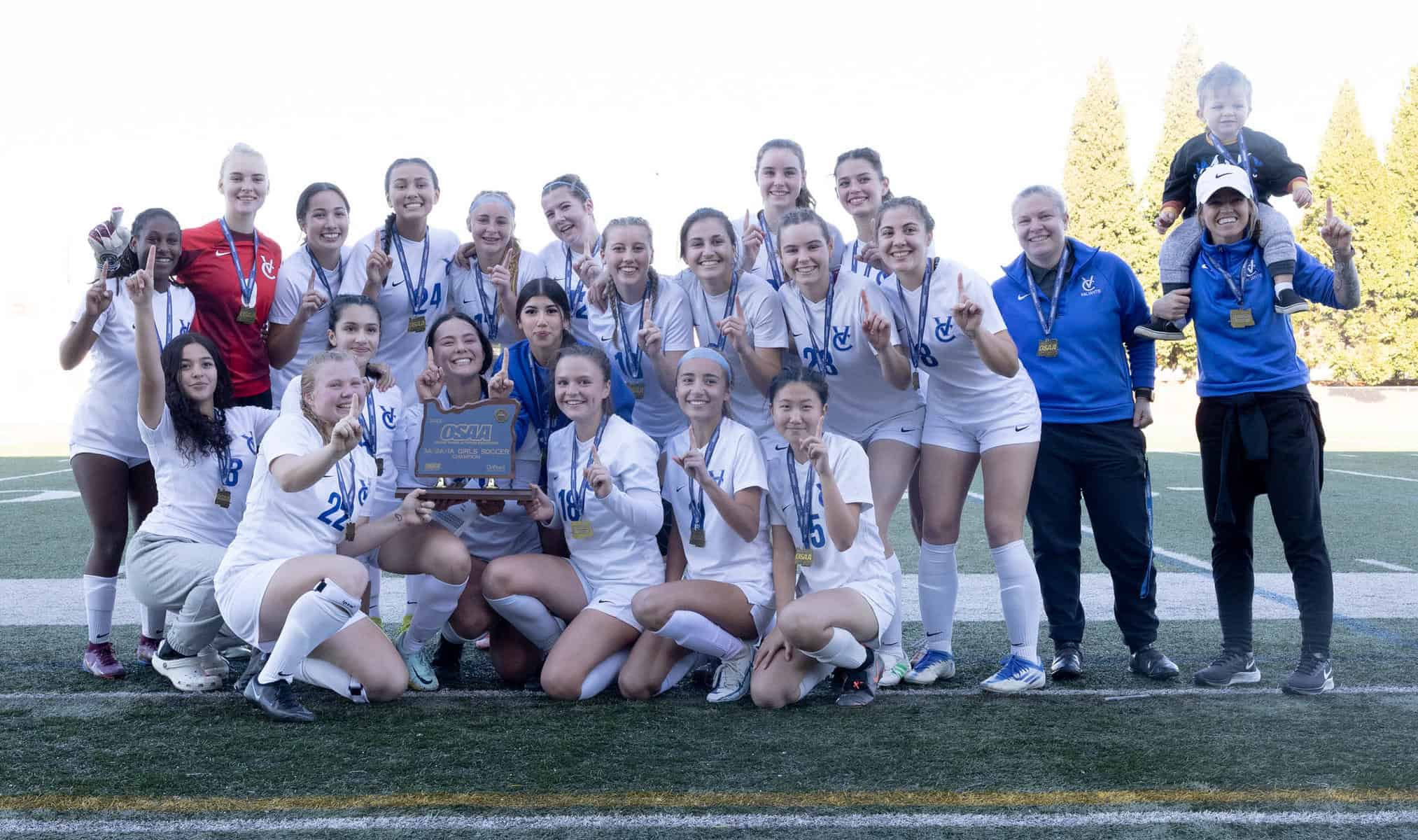 Girls soccer team - champs