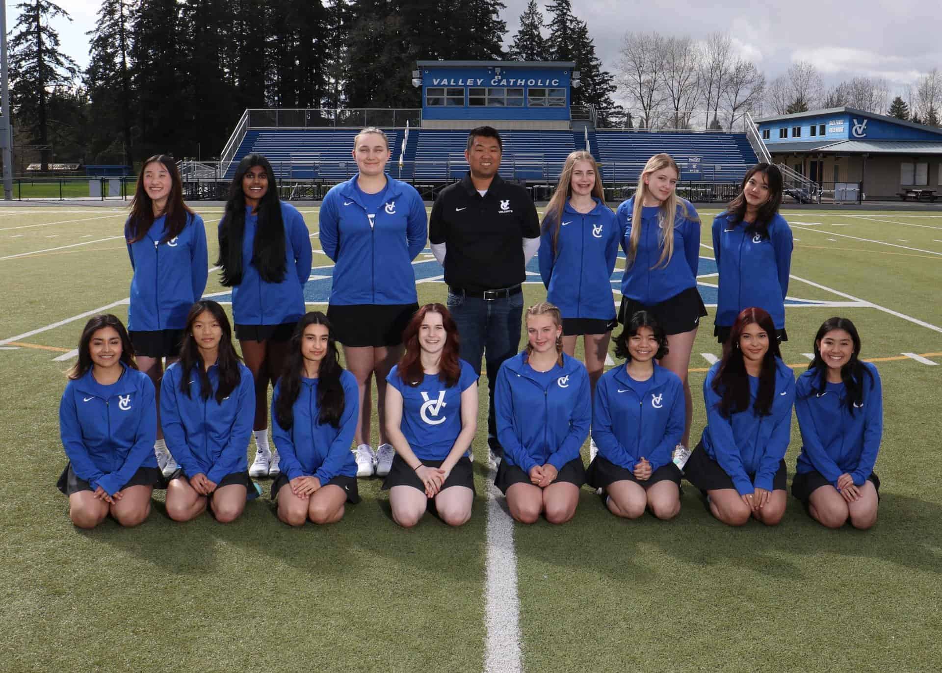 Valley Catholic girls tennis team