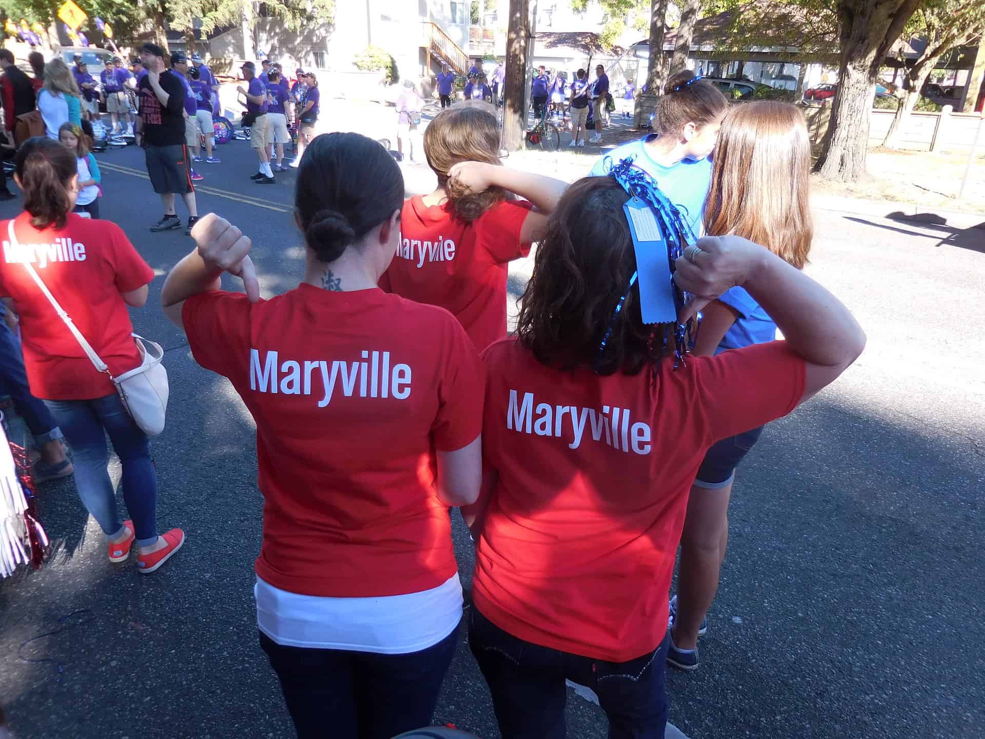 Students on a field trip