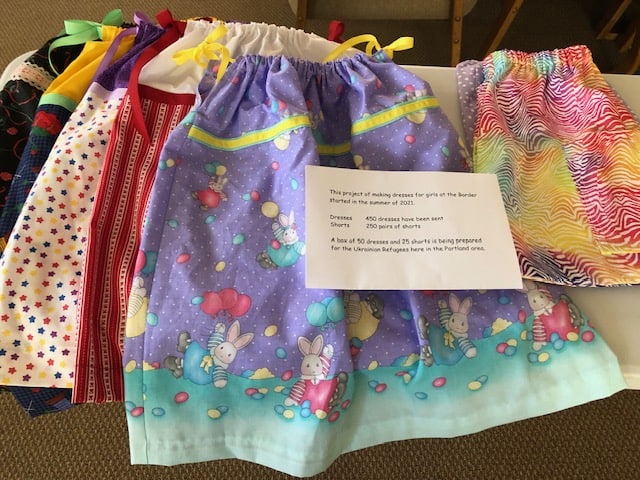 Sisters’ craft creations, Ukraine project