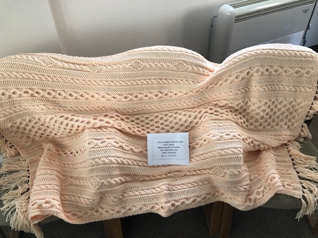 Sr. Josephine's hand knitted afghan