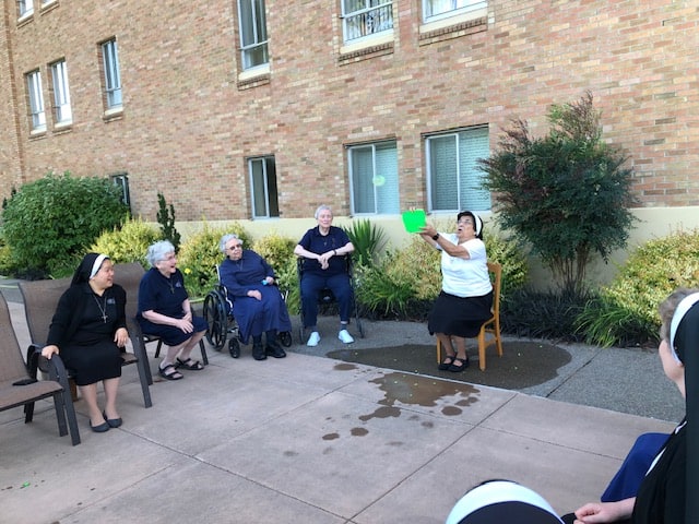 Water balloons on the patio