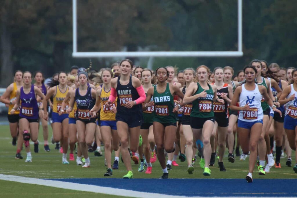 Girls XC at Districts 2023