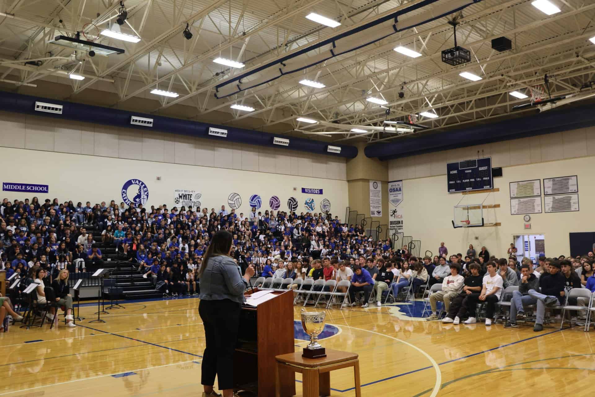 V C S celebrated a remarkable milestone — its seventh OSAA Cup victory