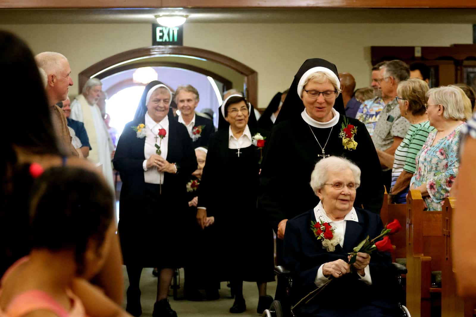 Sisters enter chapel for Jubilee