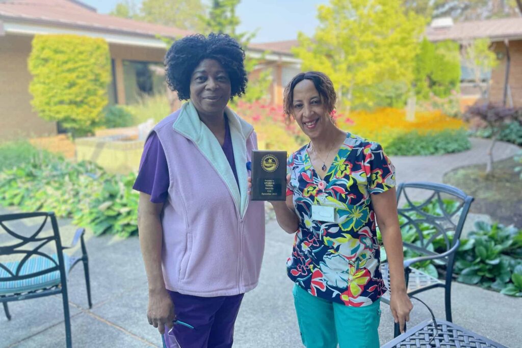 Amarech Tefera is Maryville’s employee of the month for September