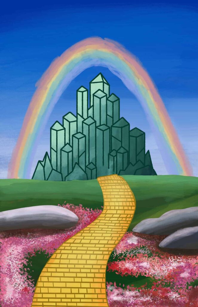 The Wizard of Oz. Art by Braydon Grant, '24.