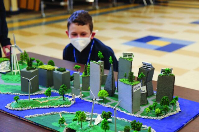 Students explored the many possibilities available in different industries for a STEM-related career field