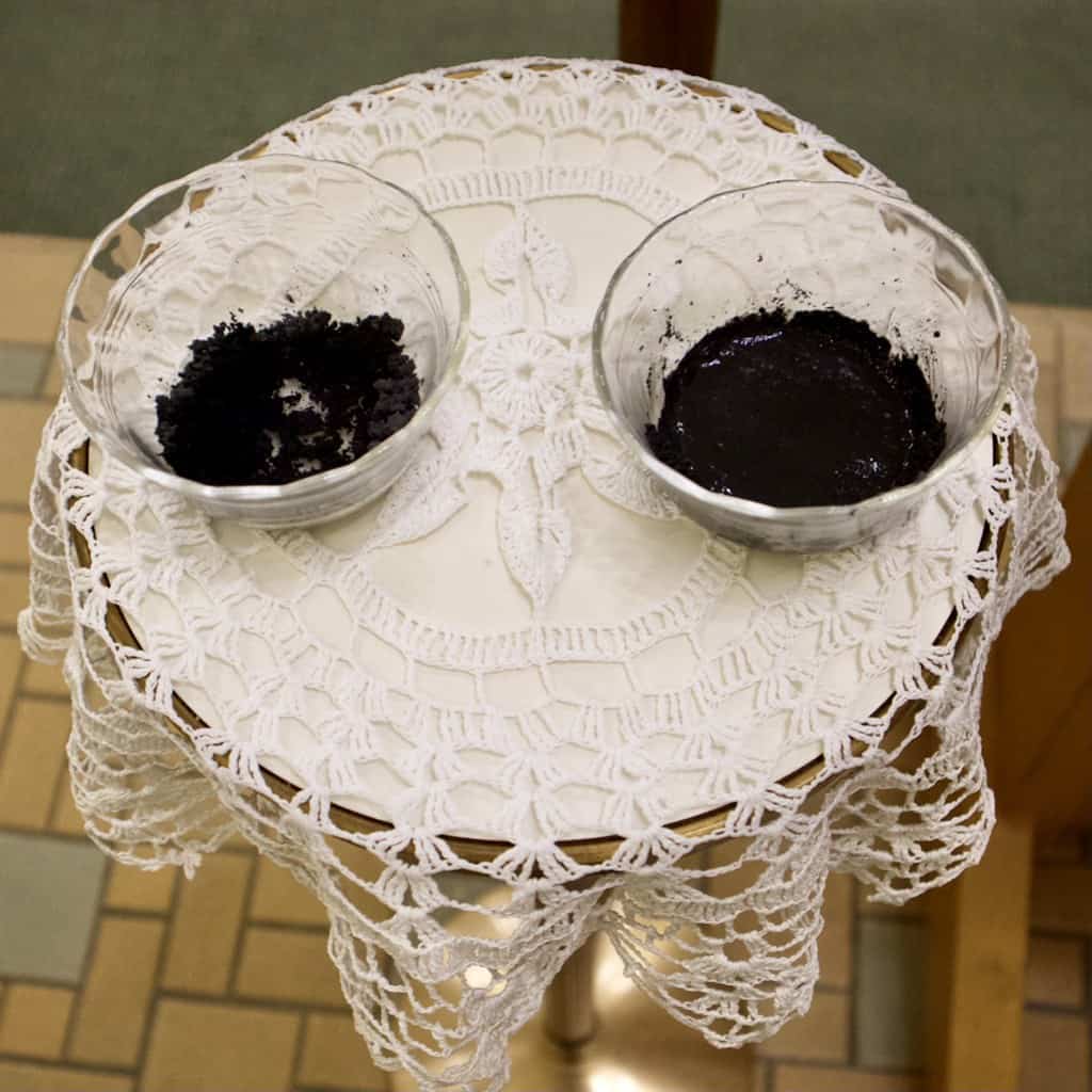 Ashes for Ash Wednesday