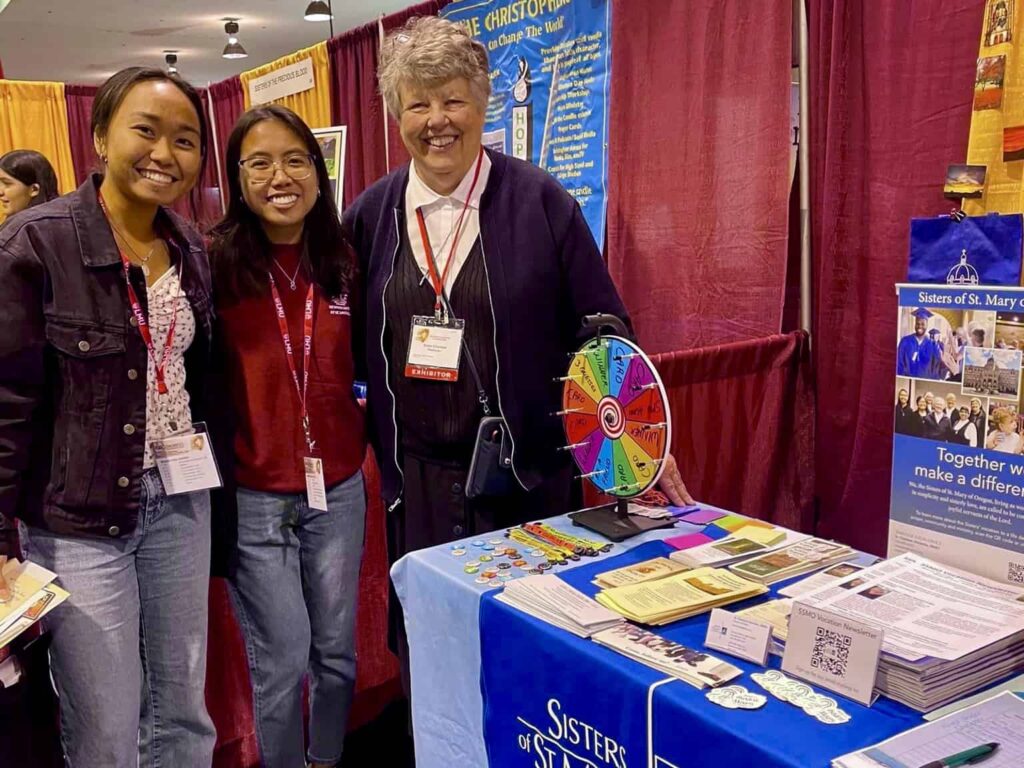 Sr. Charlene at a conference