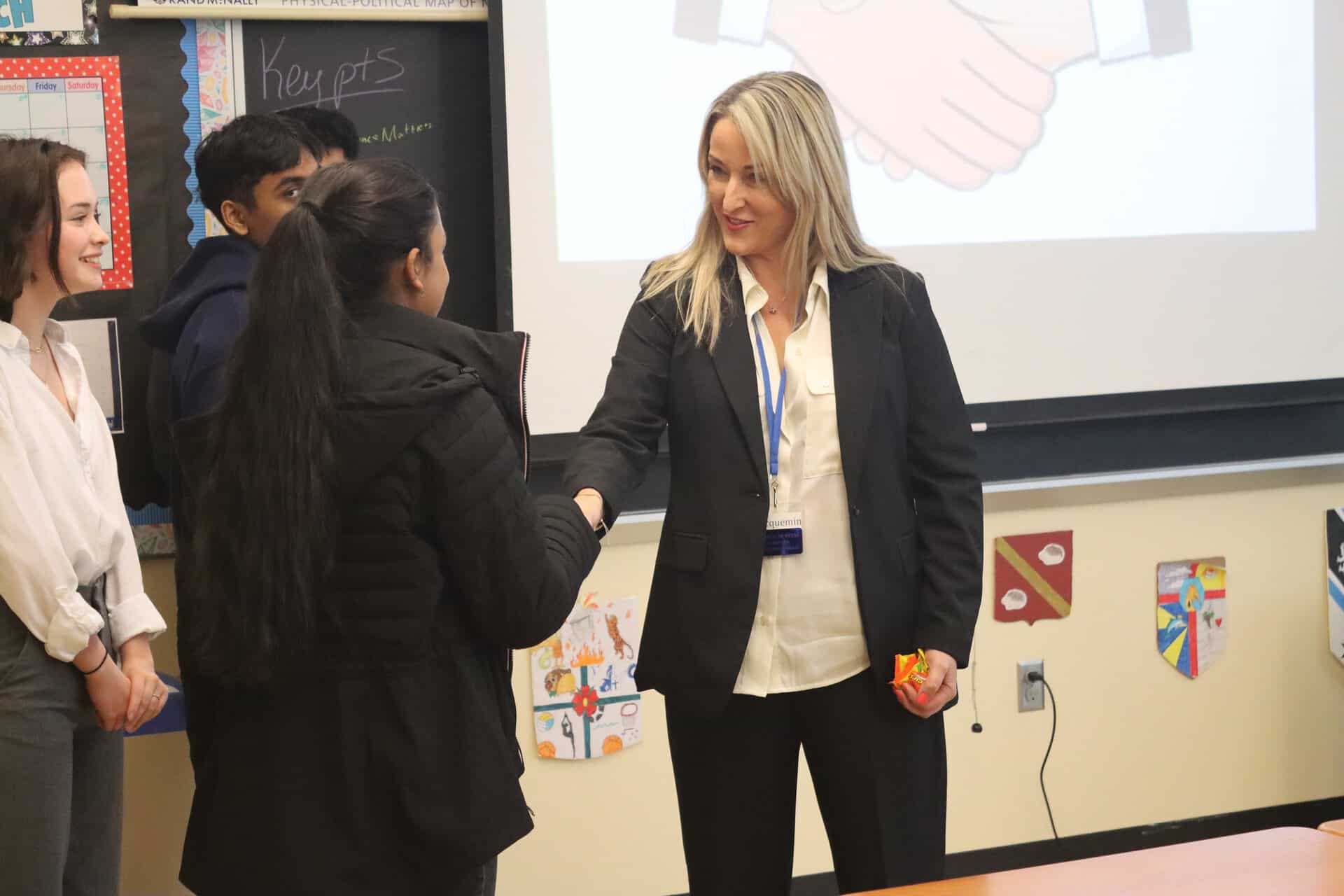 Seven V C S Alumnae return to campus to inspire V C M S students