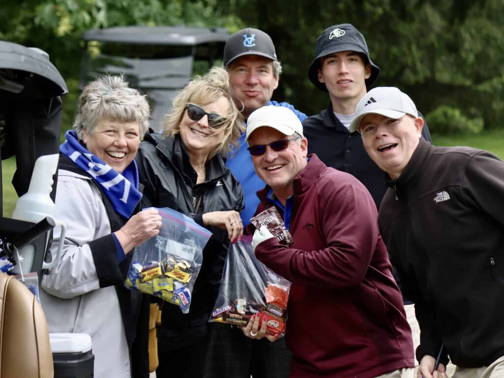 A round of candy golf