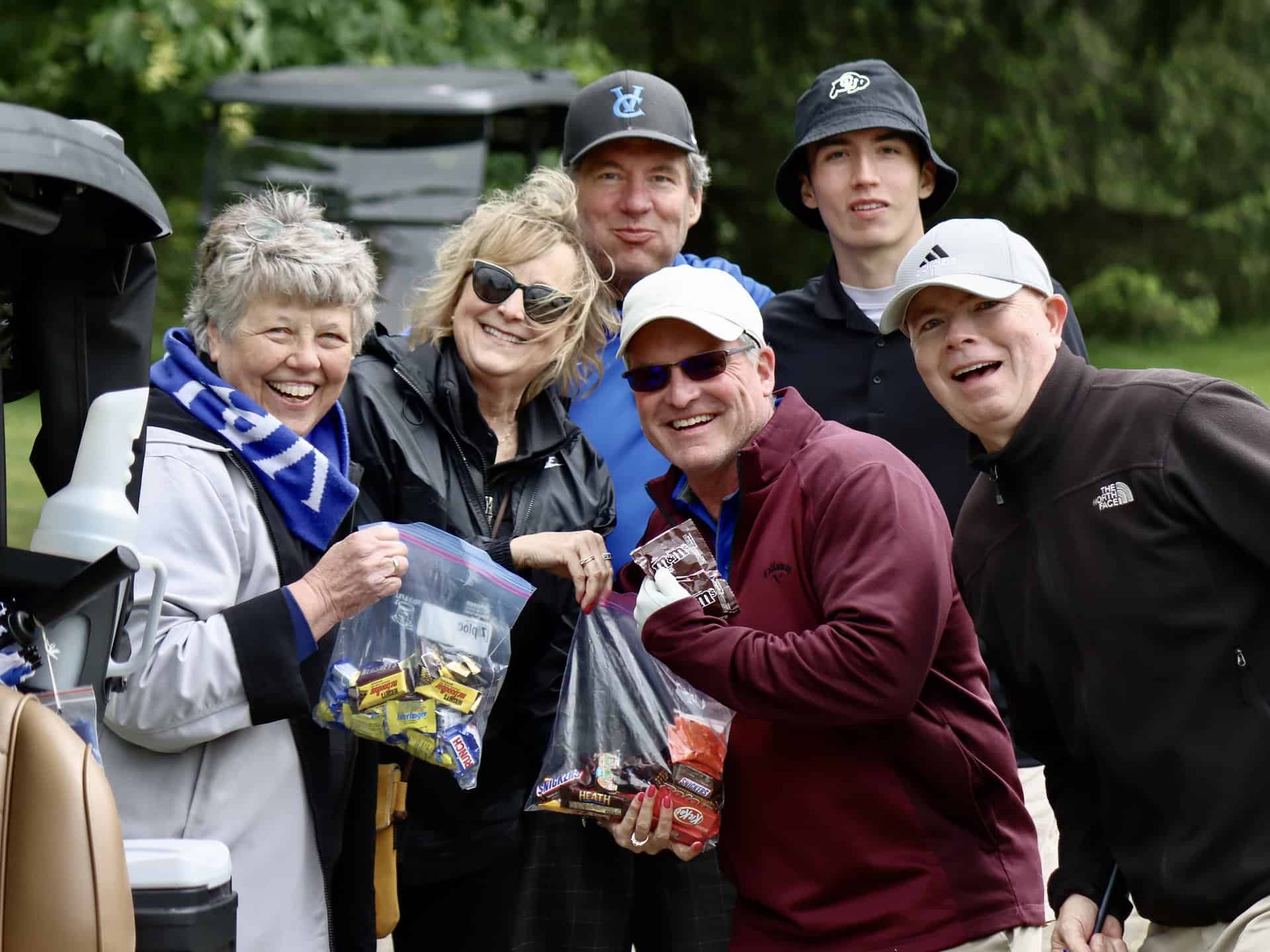 A round of candy golf
