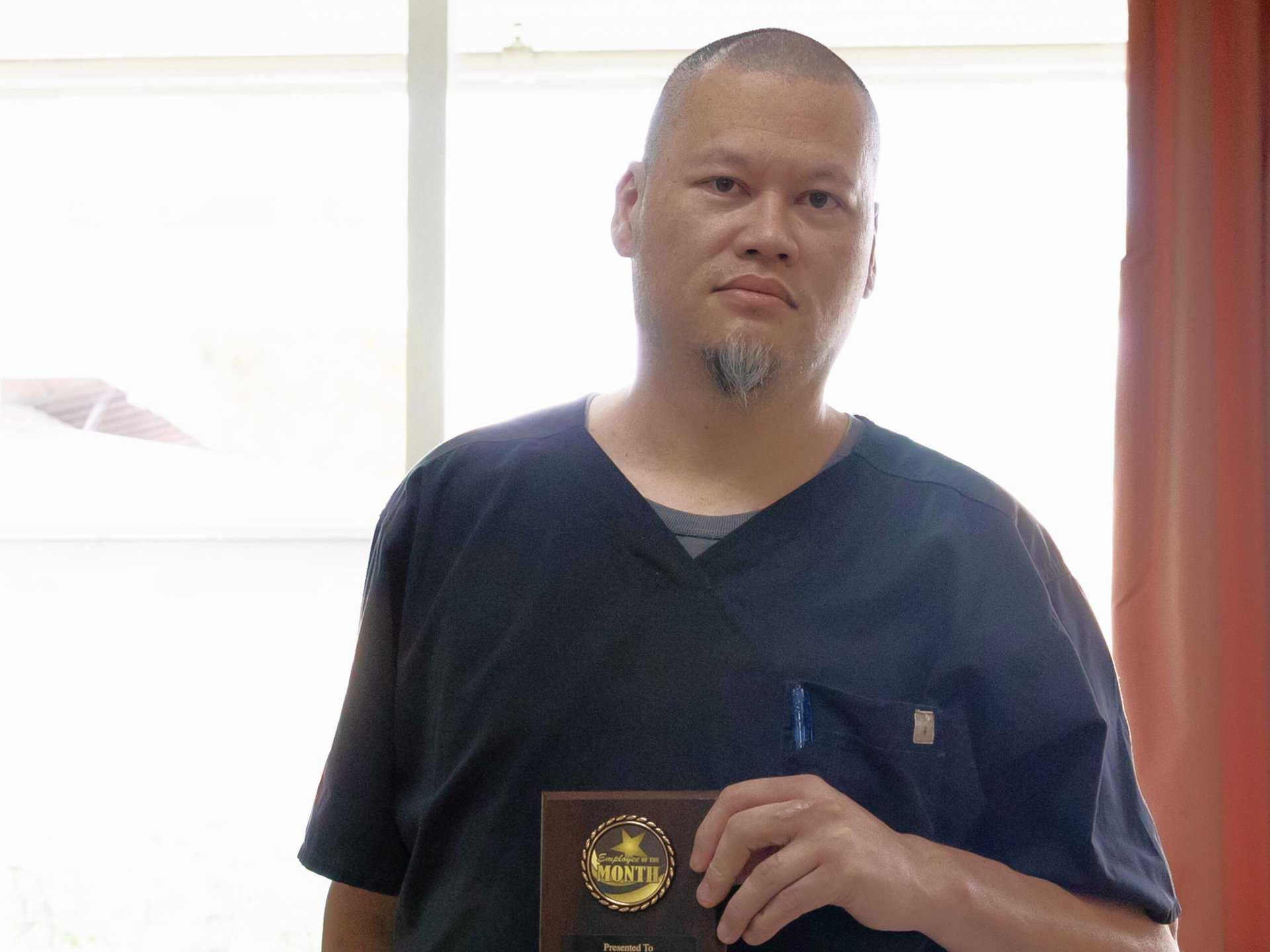 David is a wonderful CNA who has been at Maryville for four years.