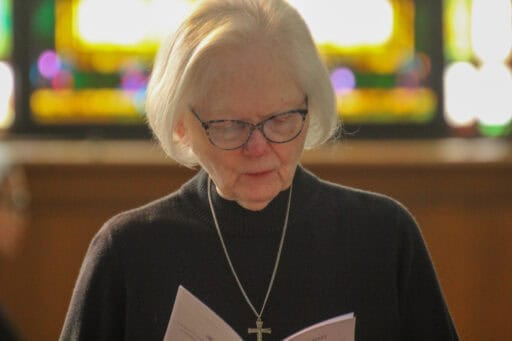 Sr. Diana Jean praying