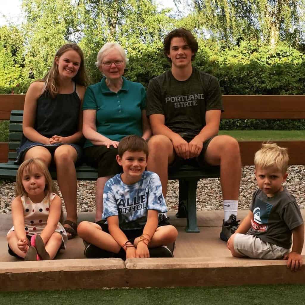 Sr. Diana Jean and grandkids