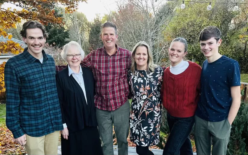 Sr. Diana Jean and family